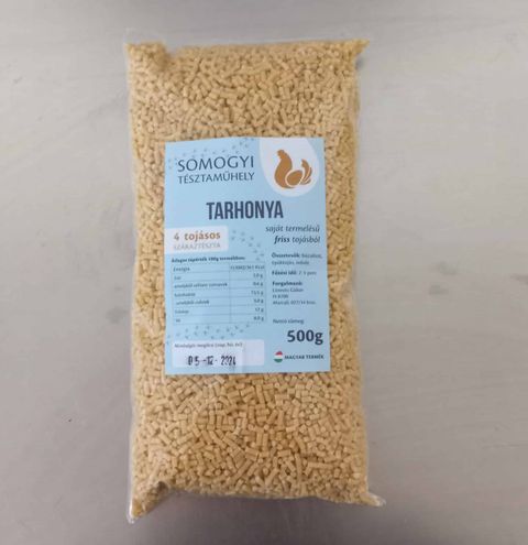 Házi jellegű 4 tojásos tarhonya tészta (500 g)