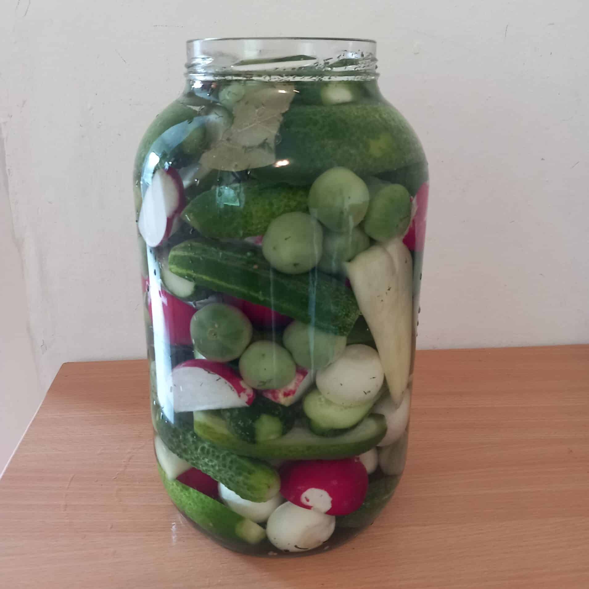 Házi fermentált zöldségmix (2) (720 ml, natúr, t.sz.m.)